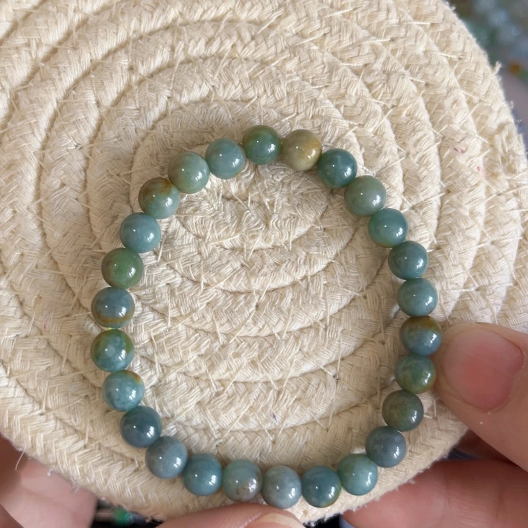 翡翠未镶嵌手链6.9