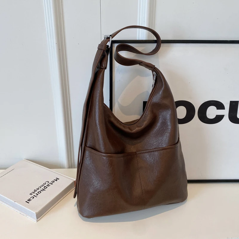 托特包包女2025新款秋冬高级感简约通勤腋下包女士大容量单肩包潮