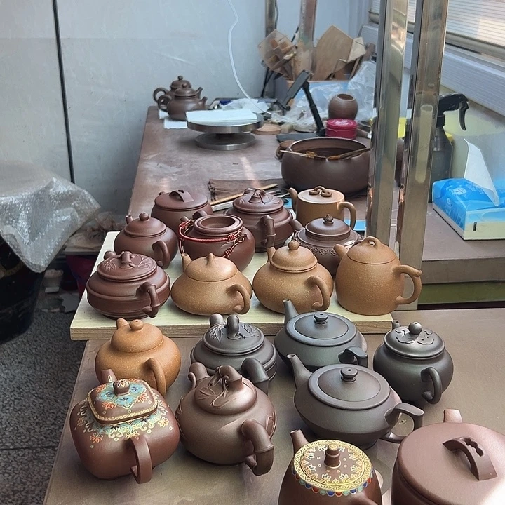 龍***说茶壶紫砂福利黃龙源底槽清半手工如意