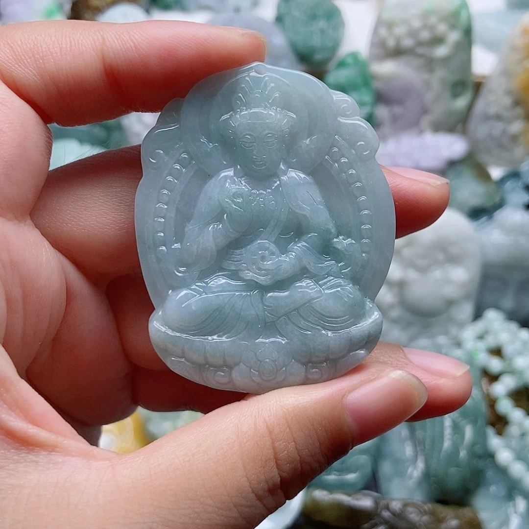 吊坠(不含链)未镶嵌翡翠1