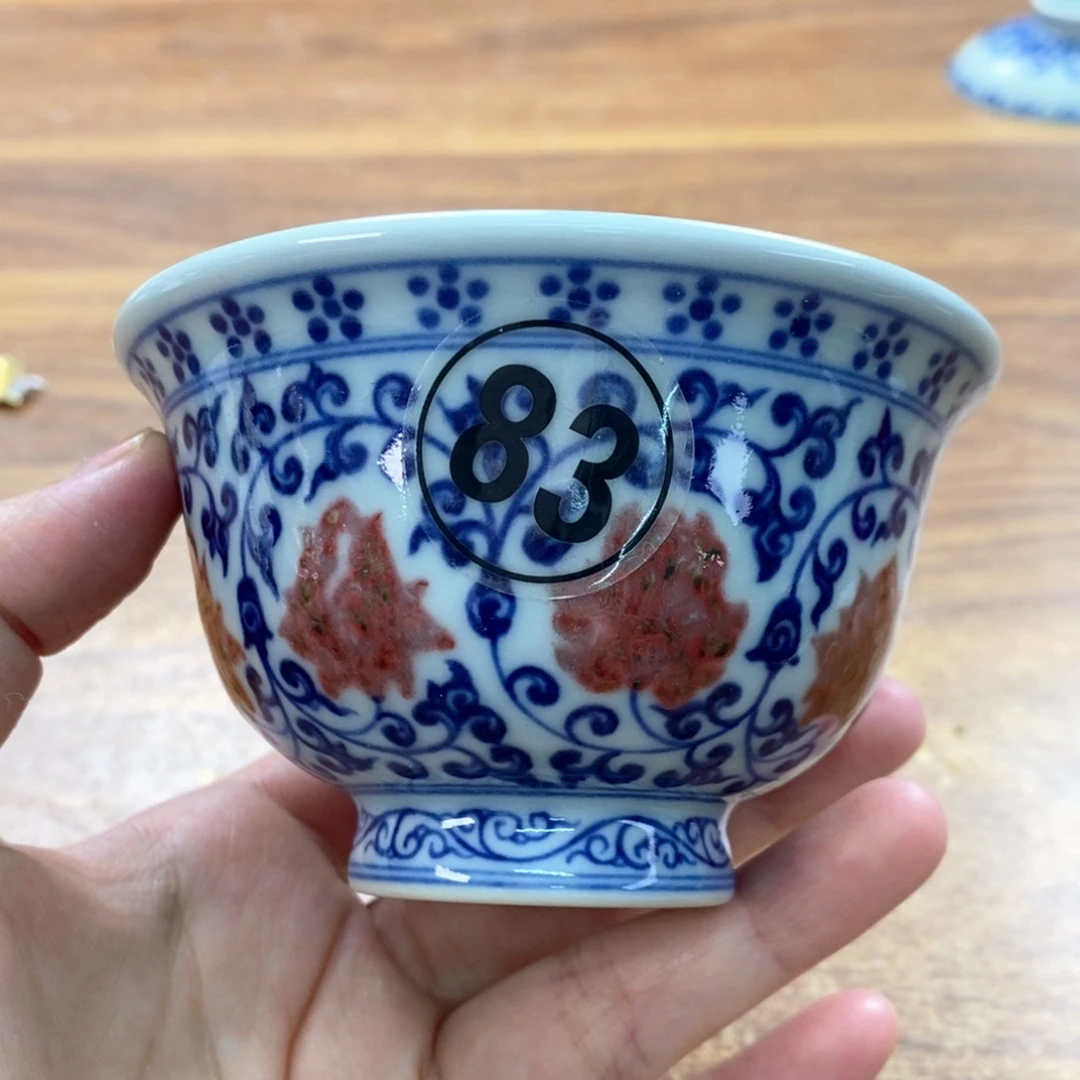 手工手绘柴窑单杯