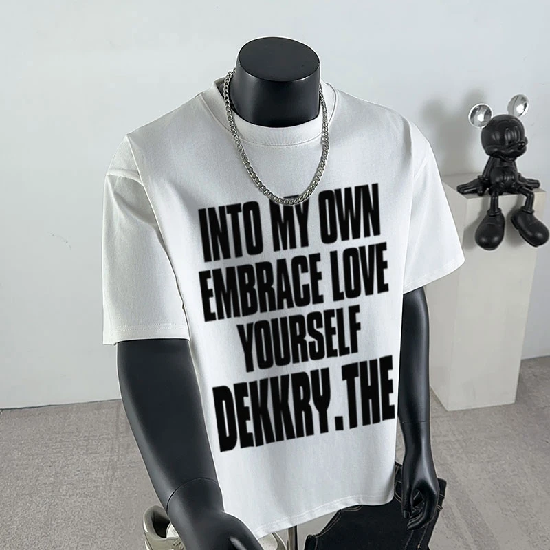 jtrt美式潮牌复古印花圆领短袖t恤男款夏季纯棉重磅休闲宽松上衣