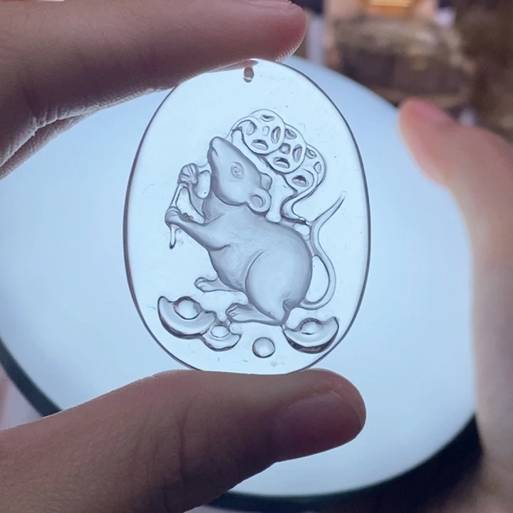 水晶颈饰未镶嵌定制