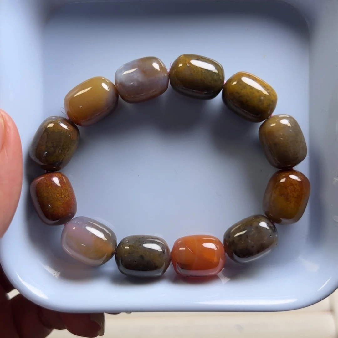 未镶嵌玛瑙/玉髓珠宝半成品