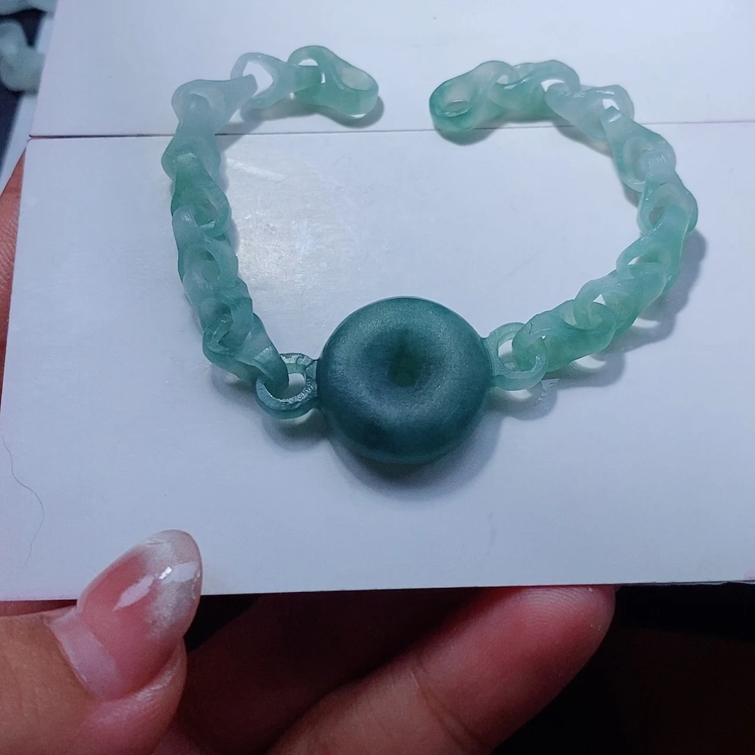 浮***鲤定制翡翠未镶嵌翡翠