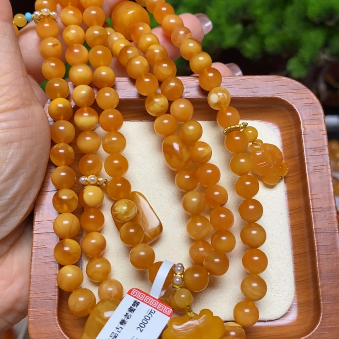 【闪购商品】未镶嵌蜜蜡手链手串