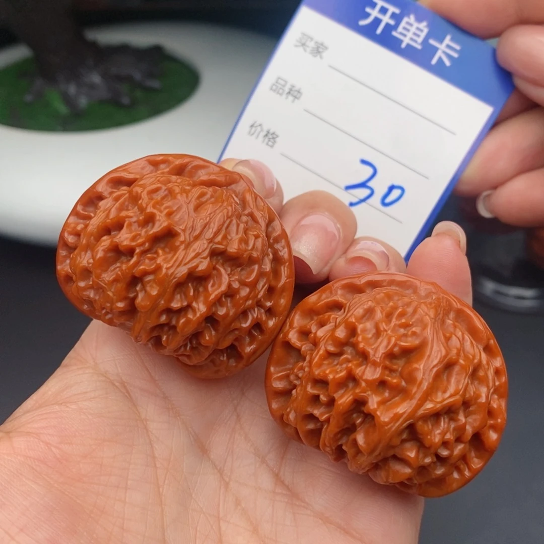 文玩核桃把件43宫灯30