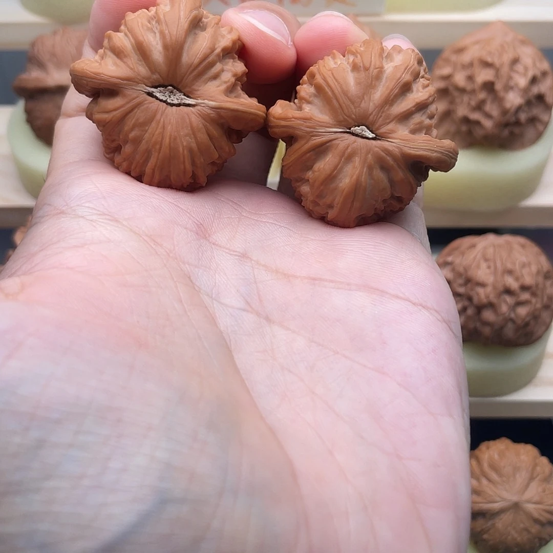 吊坠文玩核桃h*38全品白狮子