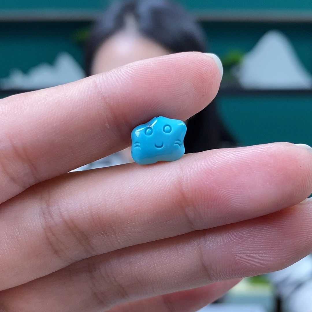 绿松石未镶嵌挂件