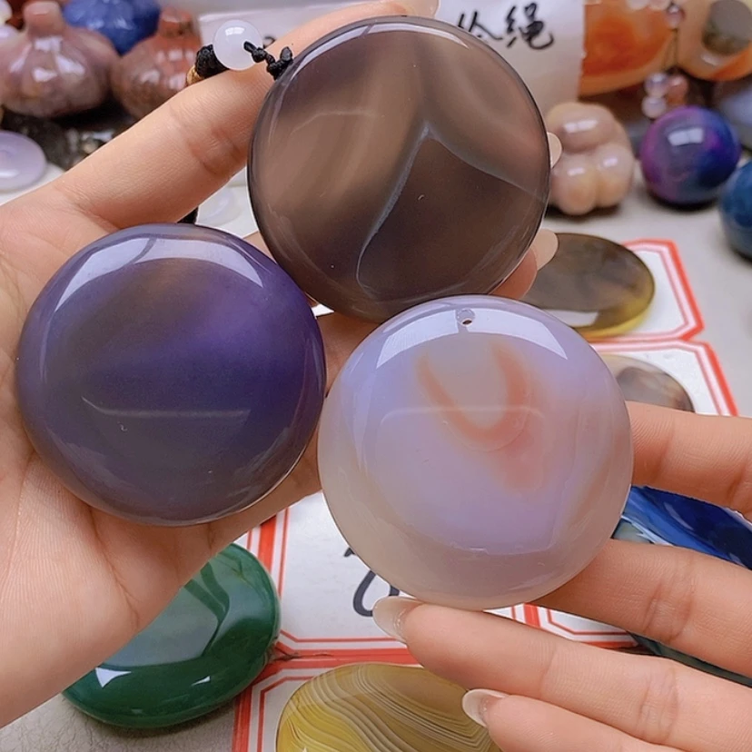【闪购商品】未镶嵌玛瑙/玉髓珠宝半成品谭*