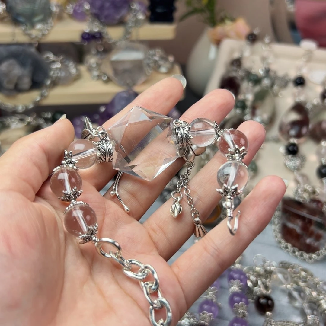 水晶手链合金搞****羊手串