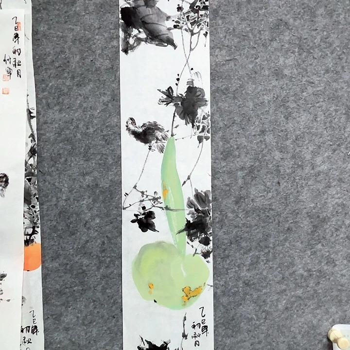 国画中美宋付军国画作品