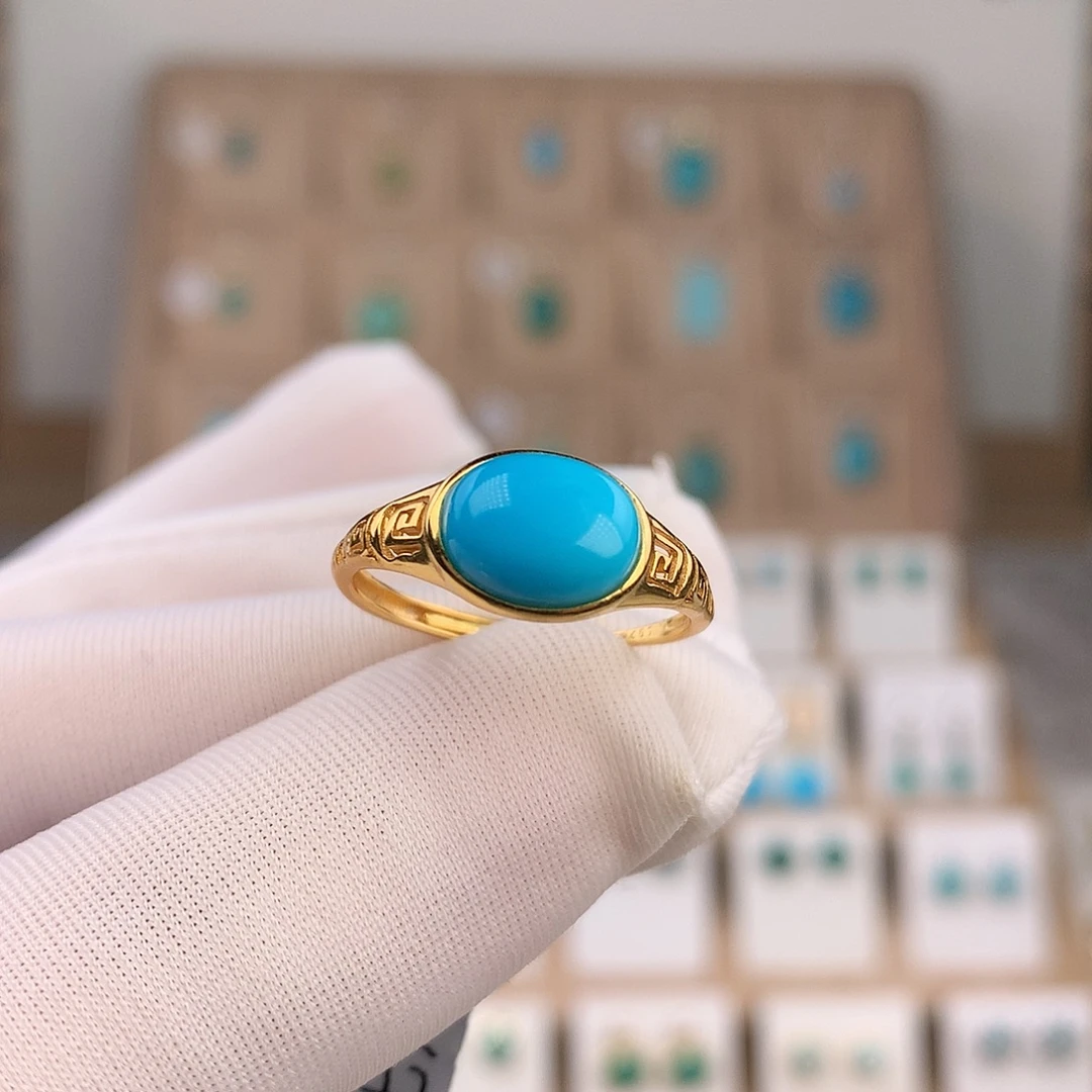 绿松石未镶嵌戒指