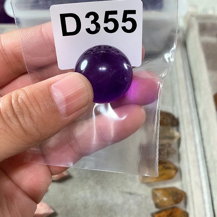 紫晶天然水晶柱子D355未镶嵌贝*