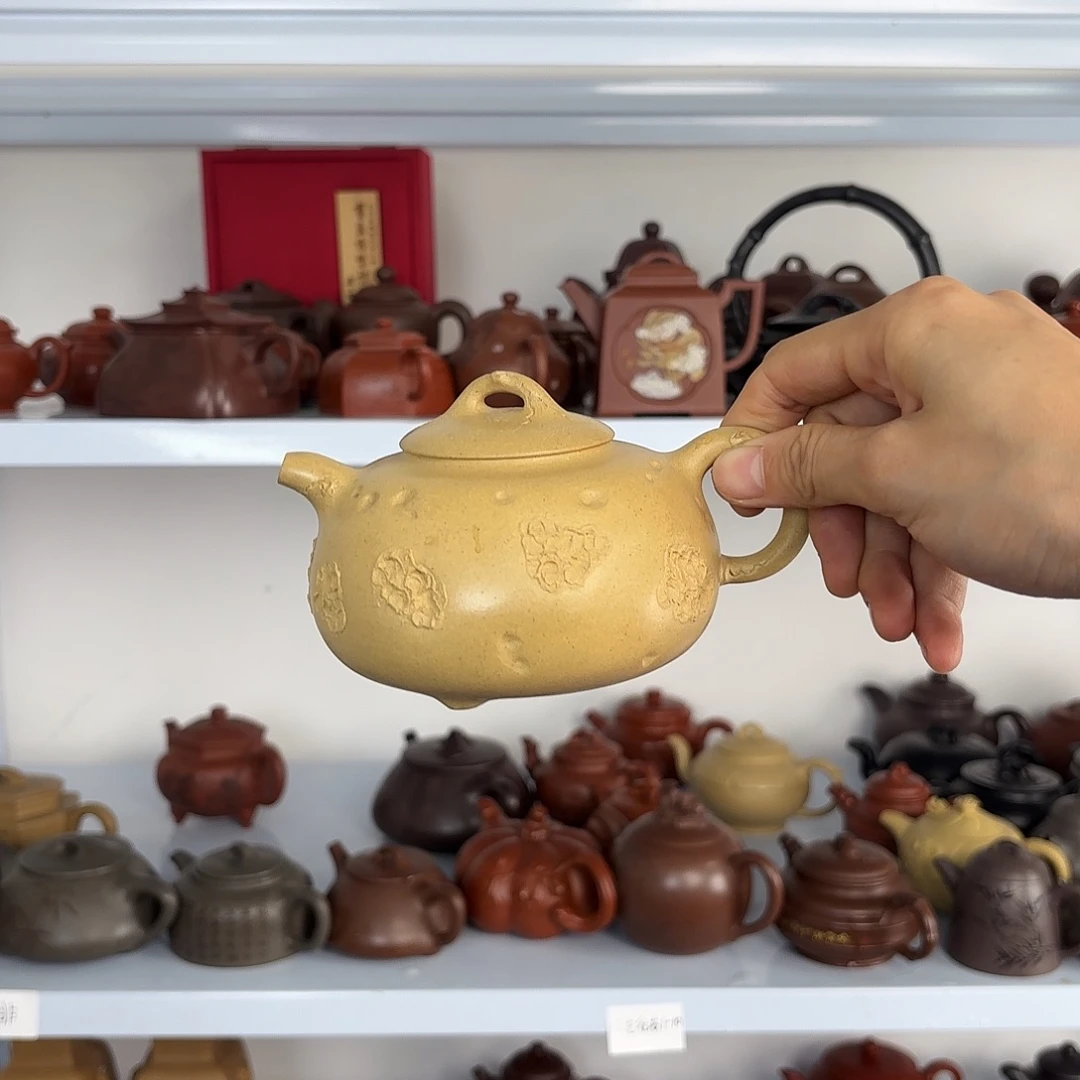 茶壶紫砂一壶李紫砂
