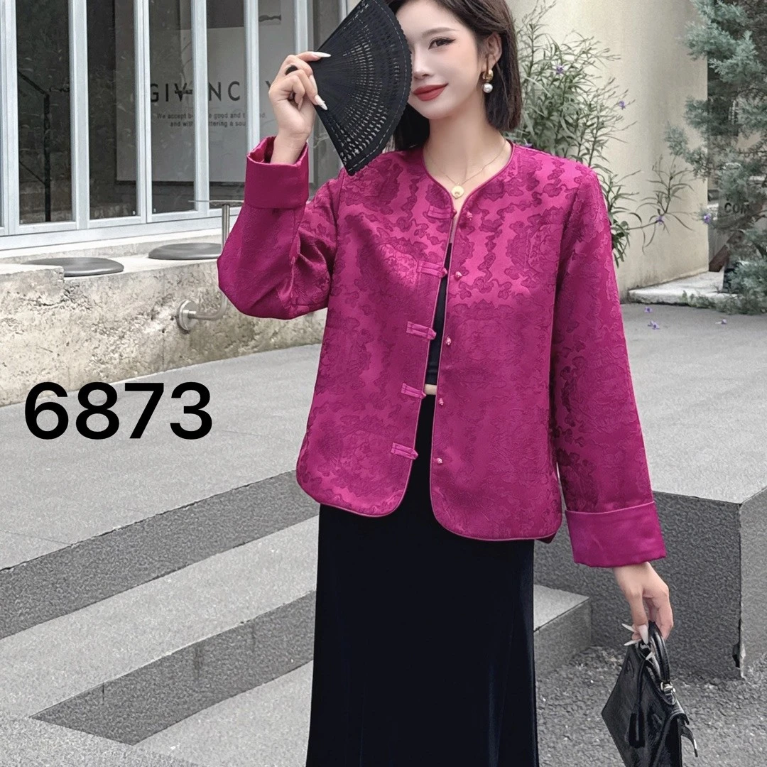 女士国风上衣6873