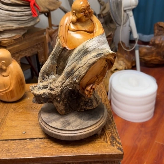 柏木（崖柏）悦**客全陈化老料把件串摆件