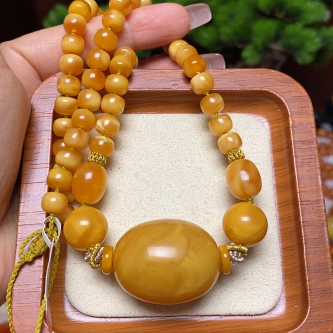 【闪购商品】蜜蜡颈饰未镶嵌项链