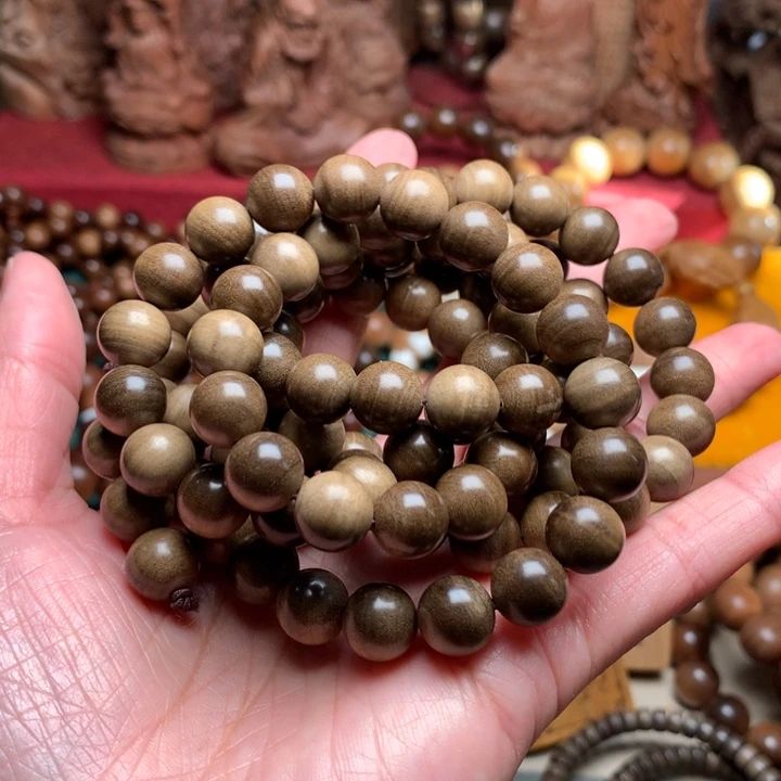 檀香木手串/手链老山檀1.0阴沉多圈