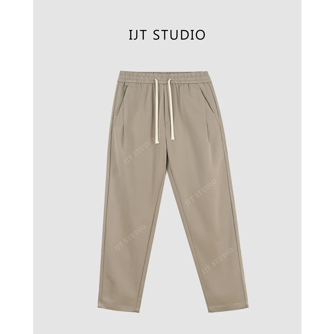 IJT studio早春夏新品垂感休闲长裤1185
