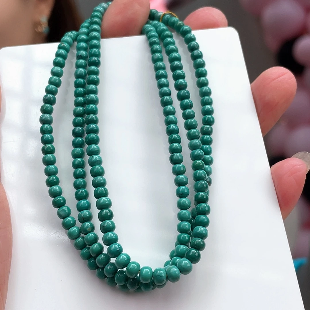 绿松石未镶嵌颈饰