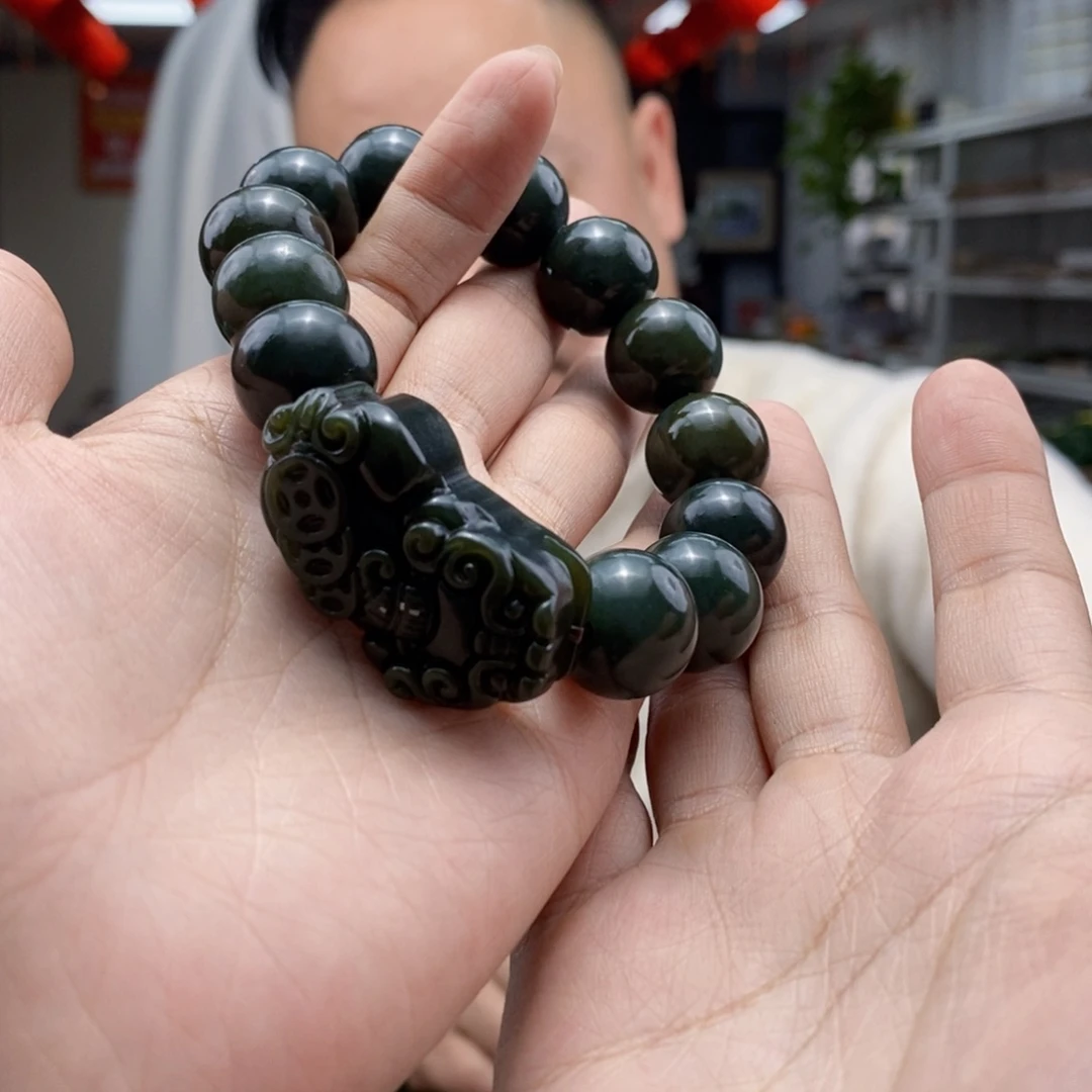 和田玉手串未镶嵌