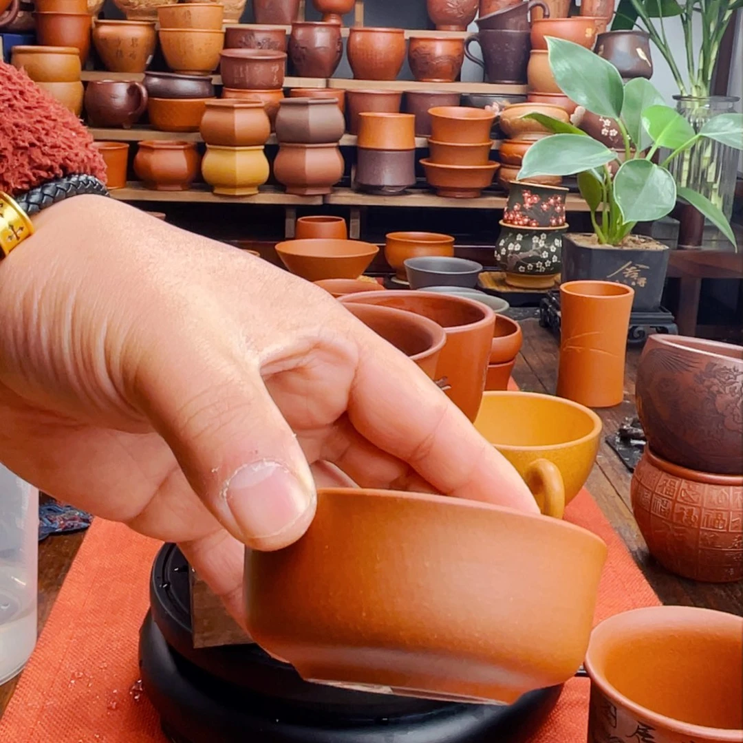 紫砂茶杯宜兴紫砂