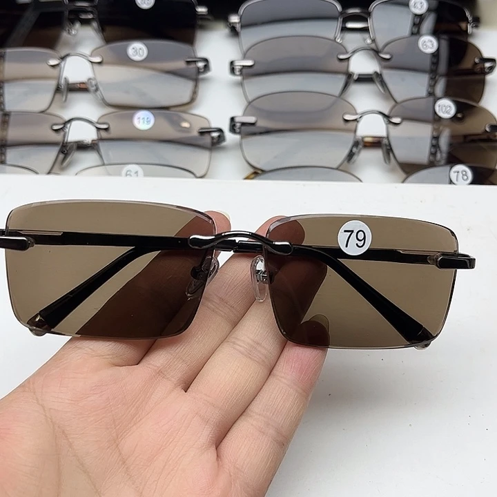 无框深茶色商务，79