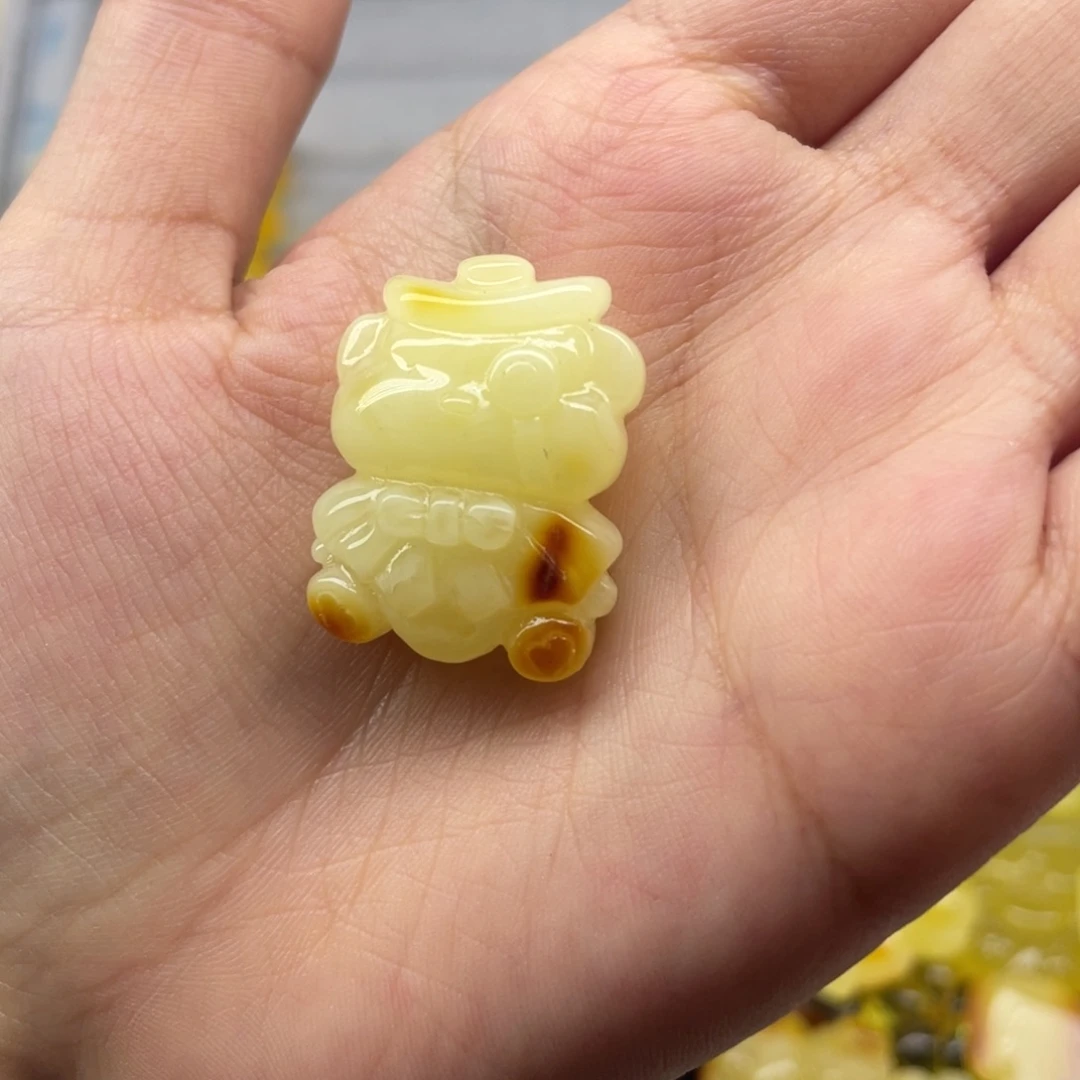 琥珀未镶嵌裸石天然琥珀蜜蜡
