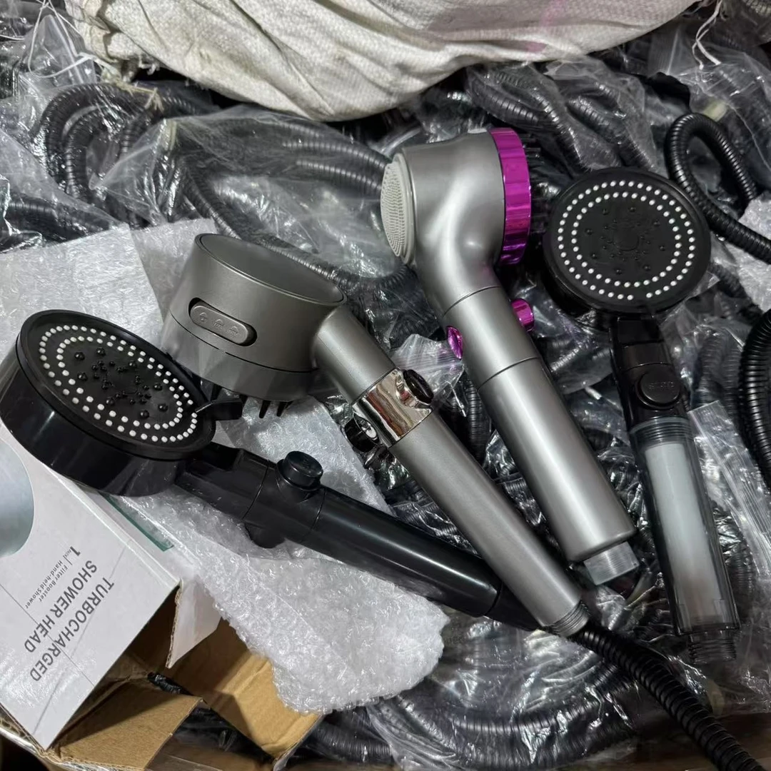 （颜色款式混发，带一条软管） HS200（无主体）花洒头库存尾货（三楼）