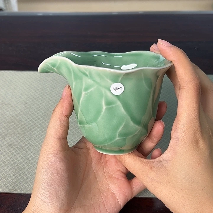 龙泉云间青瓷小米茶器