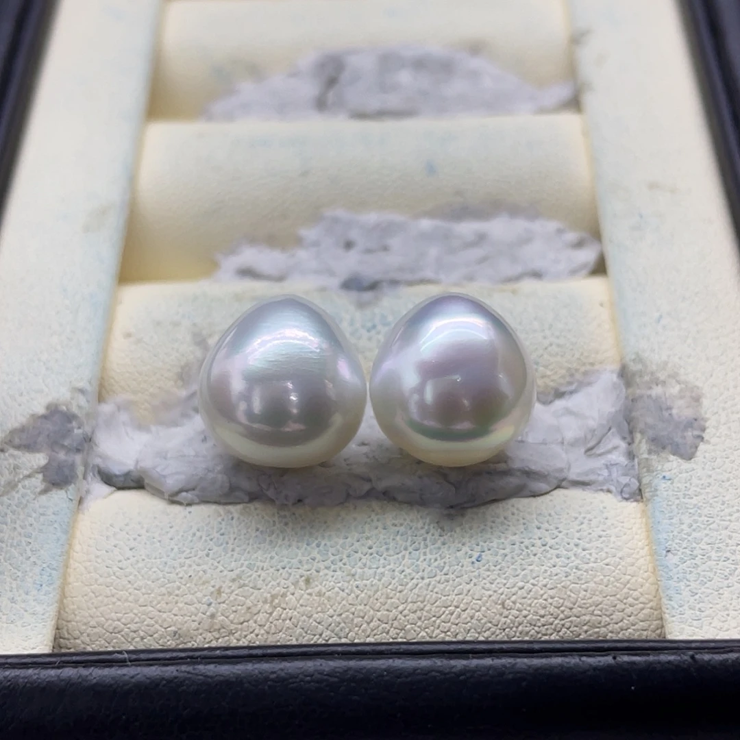 未镶嵌海水珍珠裸珠澳白12-13mm