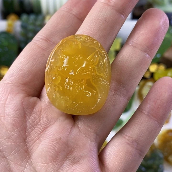 未镶嵌岫玉挂件吊坠