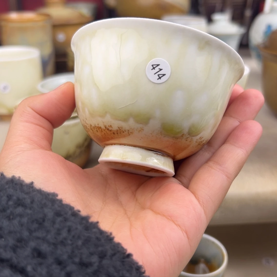 杯纯手工柴烧主人杯