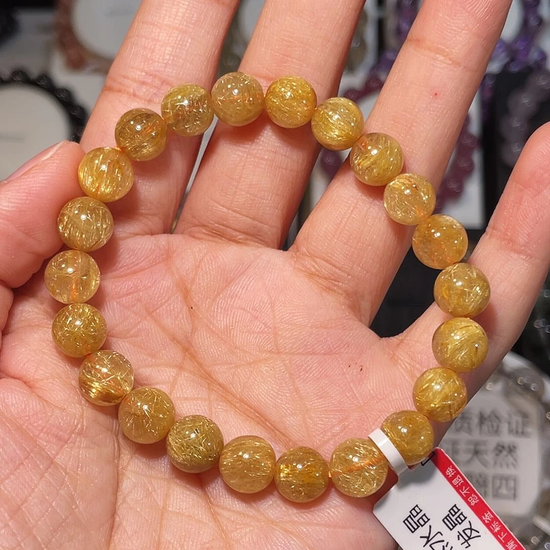 水晶手链未镶嵌满天星金发8.8