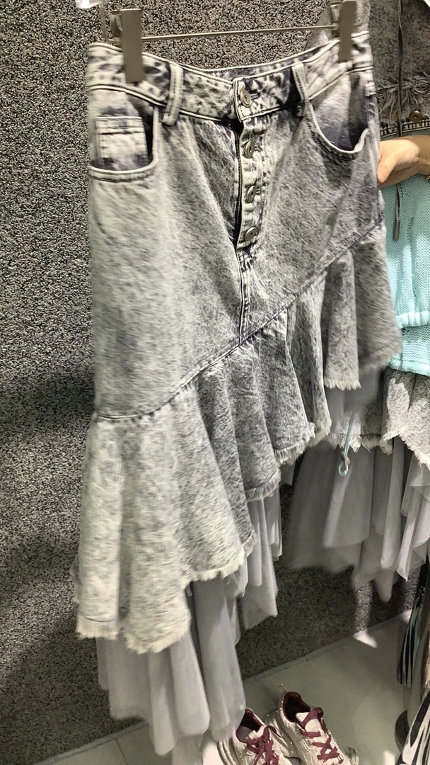 834008110牛仔长裙