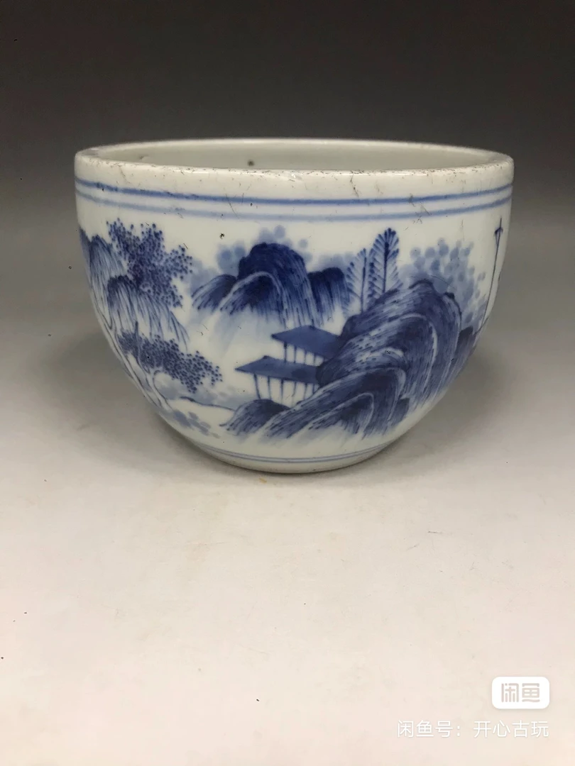 陶瓷文房用具卷缸笔筒