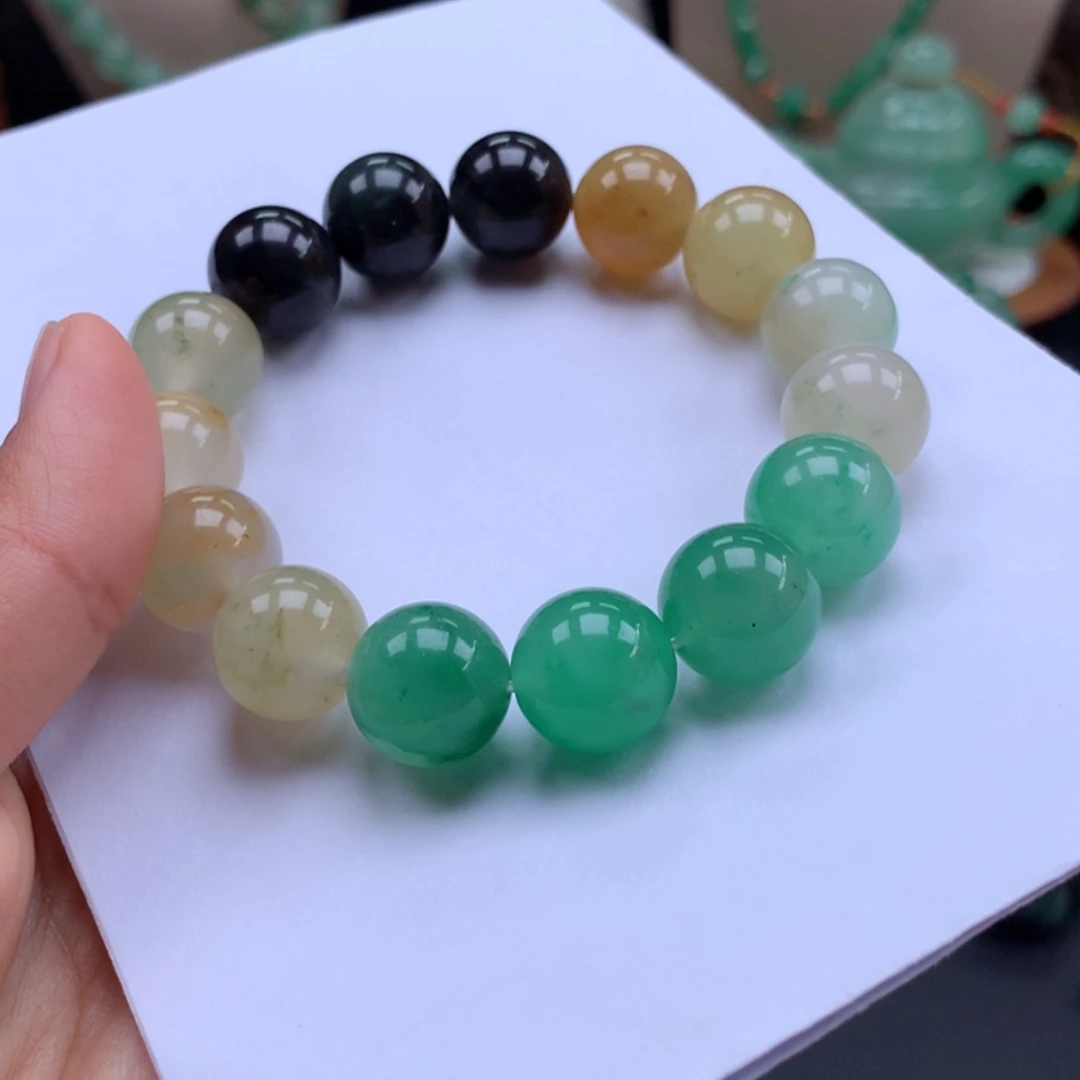 【闪购商品】合金手串石英质玉