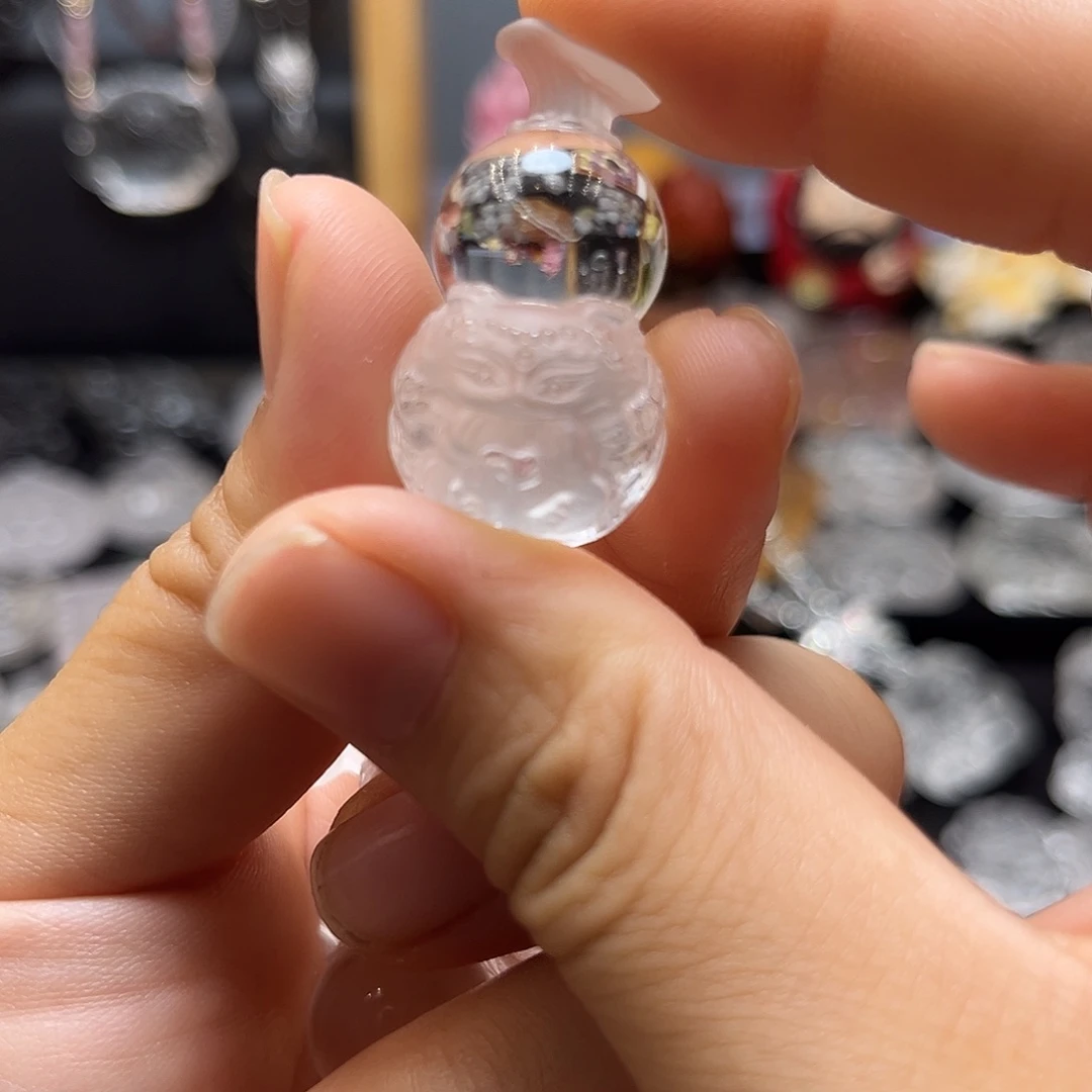 颈饰银S925镶嵌水晶?**?白水葫芦112