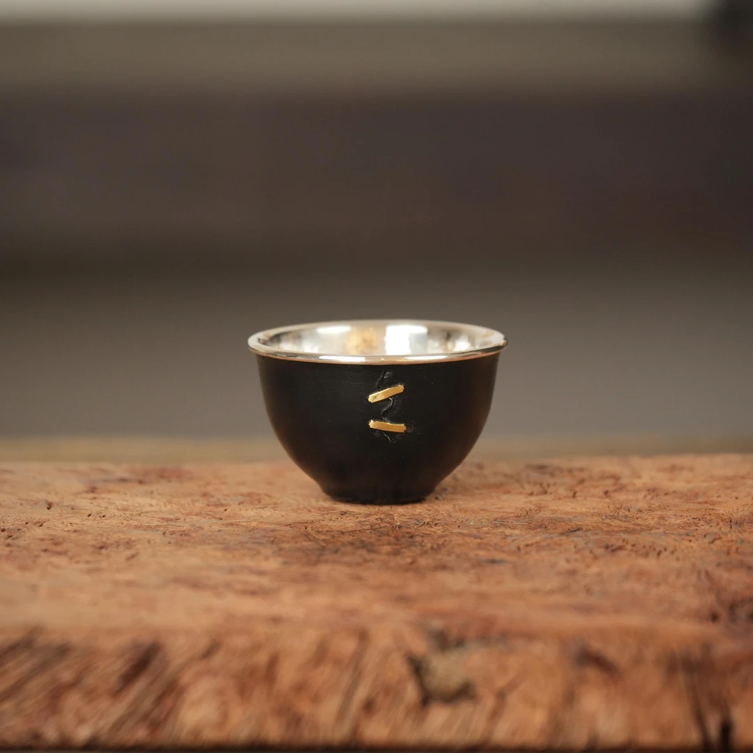 银器丨TBY锔钉茶杯