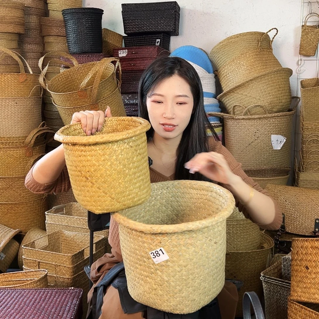 草编草编包/草编收纳盒微瑕疵