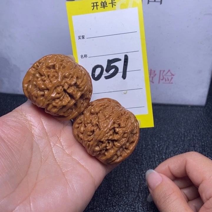 文玩核桃把件纯***儿051/42粗筋