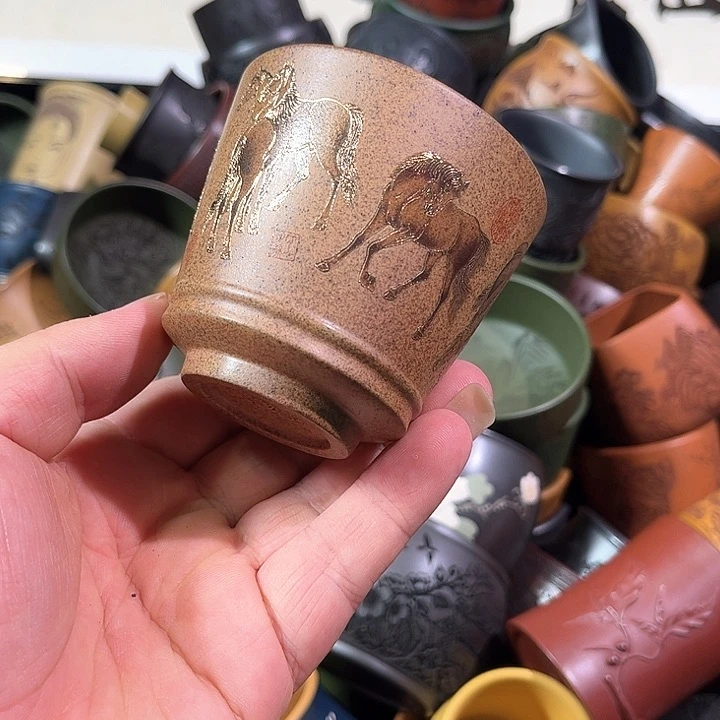 茶杯紫砂全手工紫砂主人杯
