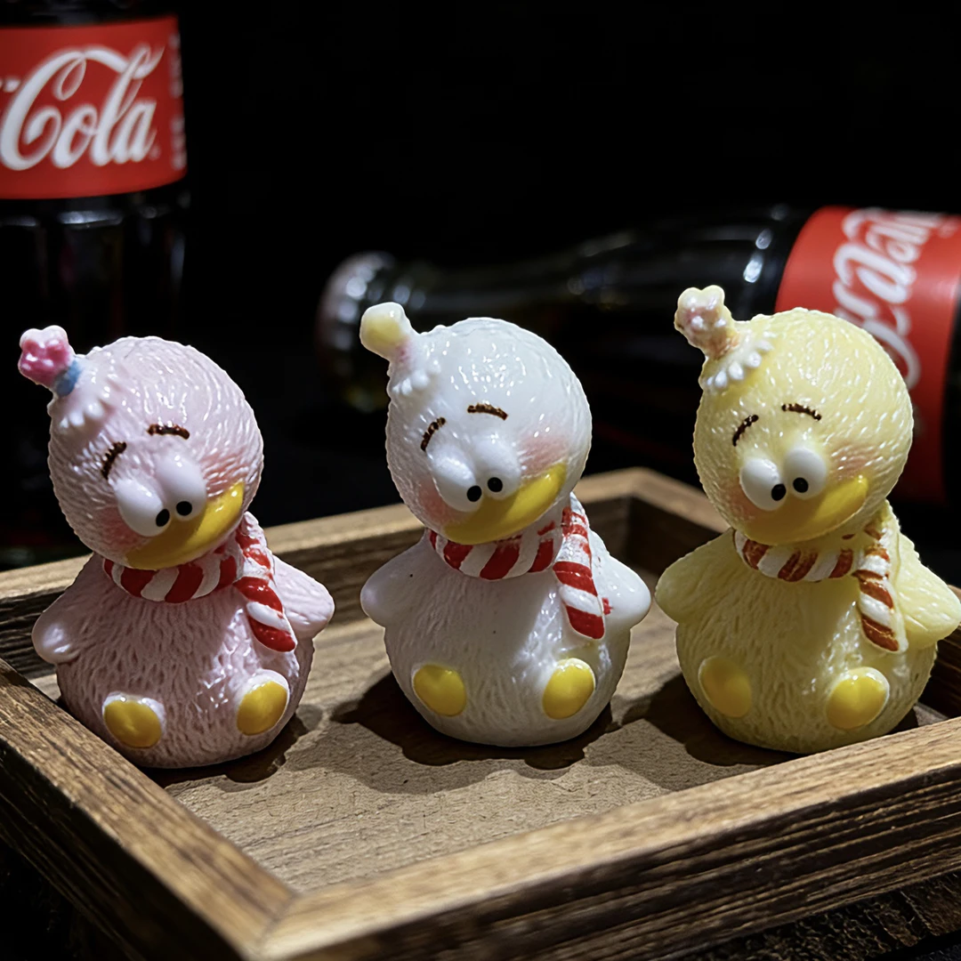 胖兜定制歪头鸭diy创意树脂