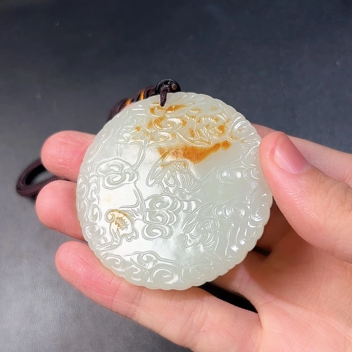 和田玉挂件未镶嵌呼**鹰