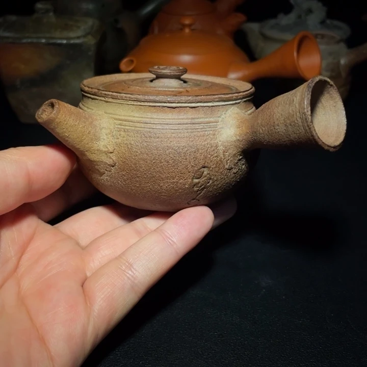 初代杉江寿门侧把急须1把