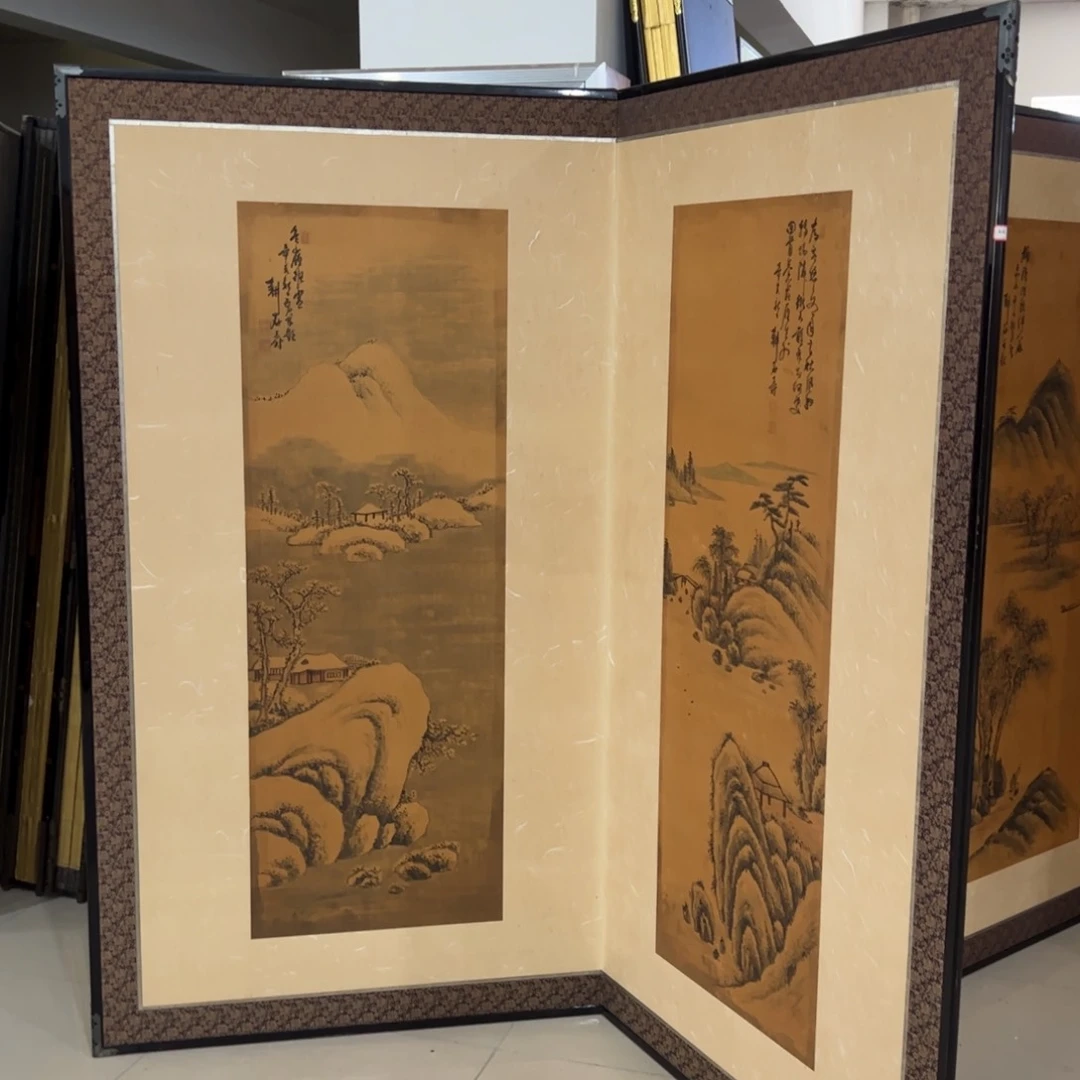 绘画屏风框画空间美学