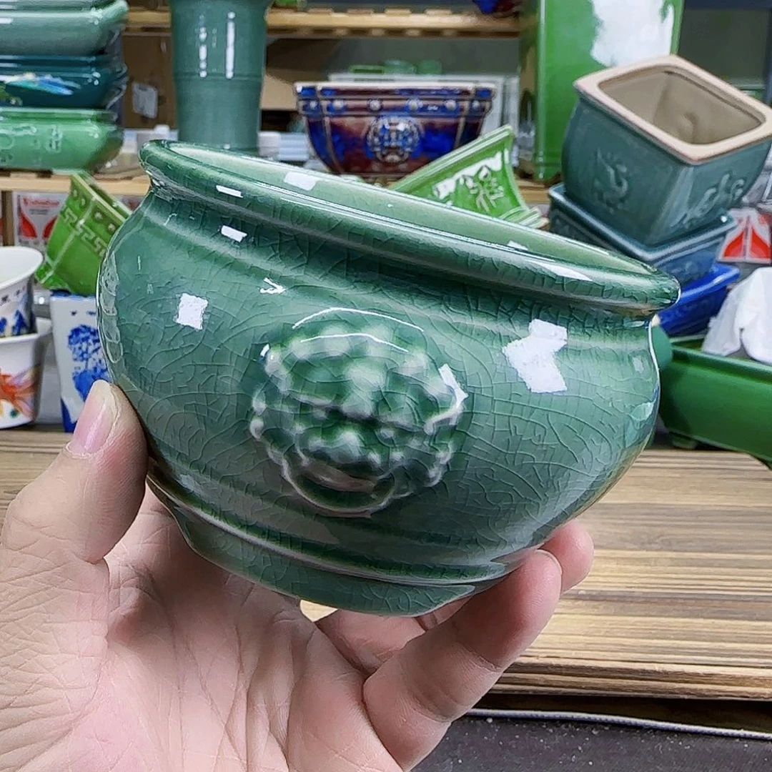 陶瓷到手10个陶瓷花盆特价上新