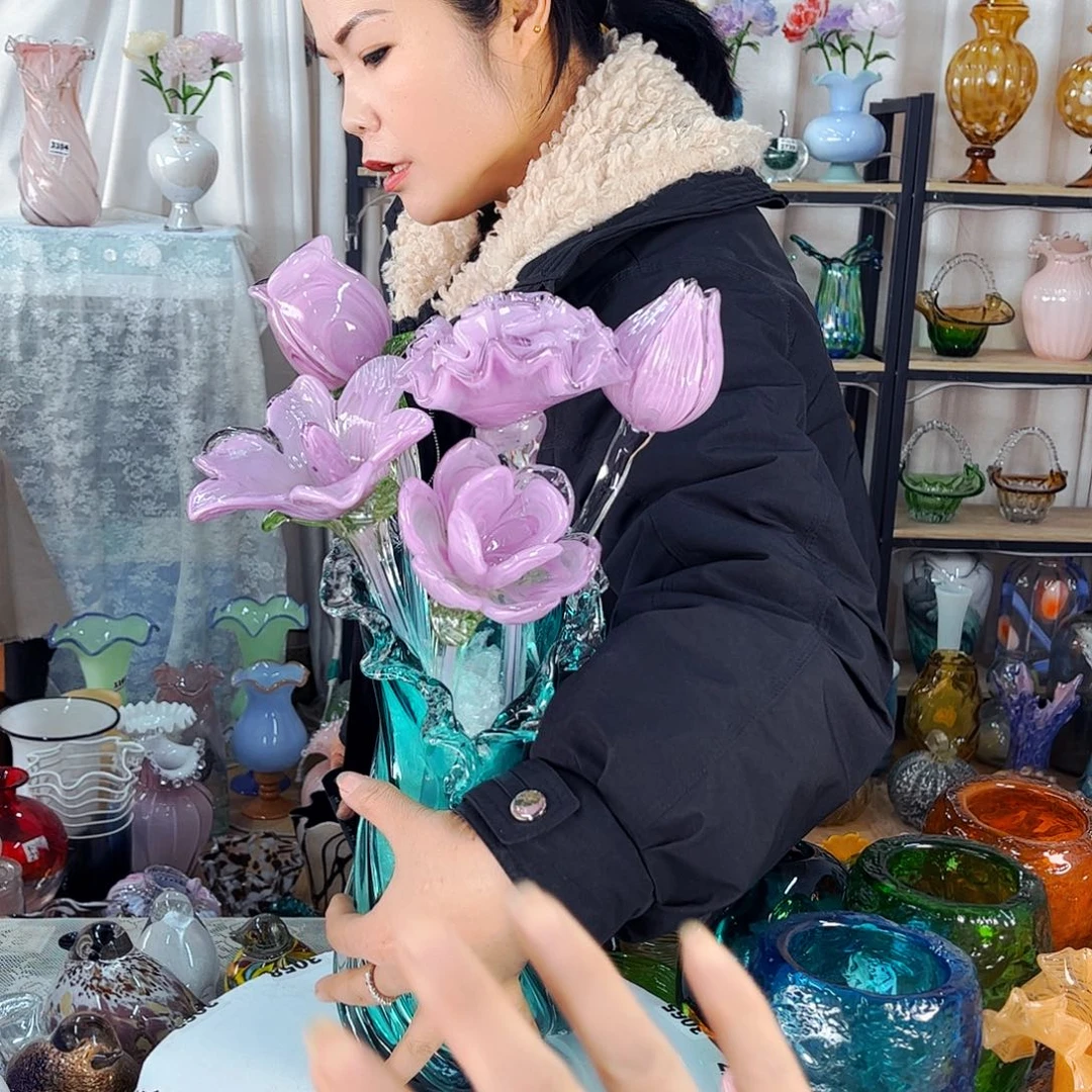 5花家悦琉璃工艺品不含瓶