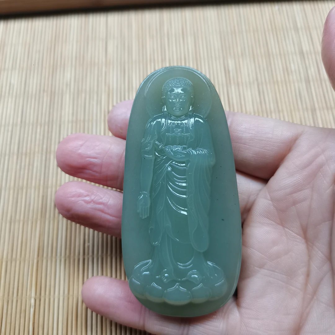 新疆和田玉阿弥陀佛85克